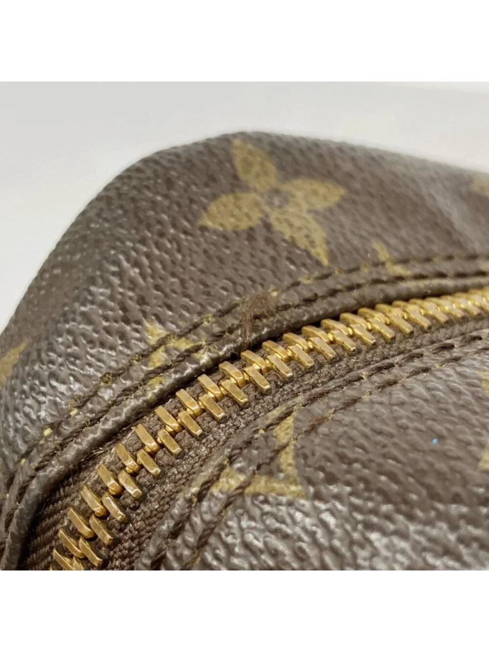 Louis Vuitton Pouch Monogram Trousse Toilette 23 Brown